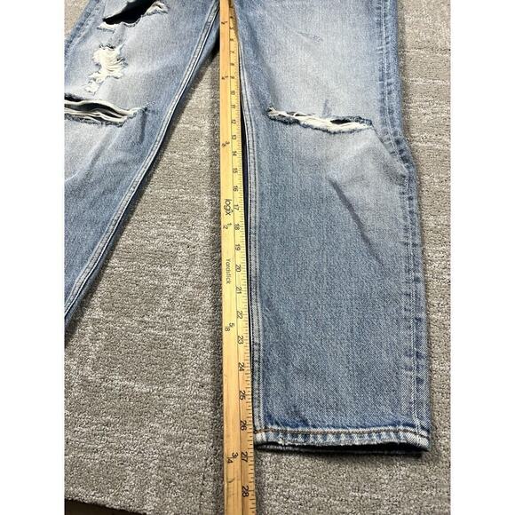 Rag & Bone Rosa Mid Rise Boyfriend Distressed Boho Jean Womens 26 - Picture 4 of 8